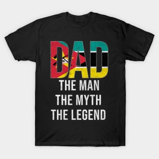 Mozambican Dad The Man The Myth The Legend - Gift for Mozambican Dad With Roots From Mozambican T-Shirt